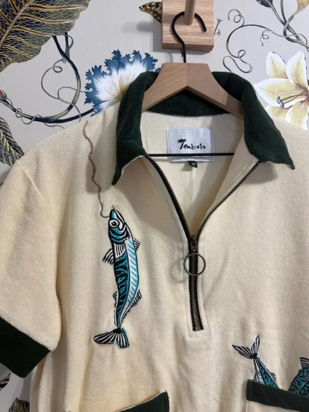 Tombolo 'The Angler' Cabana Shirt Size M - Picture 6 of 8